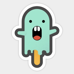 Ice cream boo Sticker